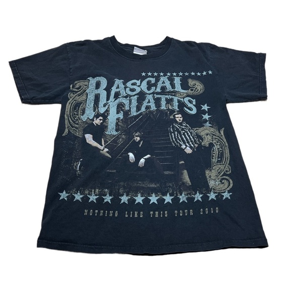 Rascal flatts 2010 tour t-shirt men’s medium country rock music party fun - Picture 1 of 5